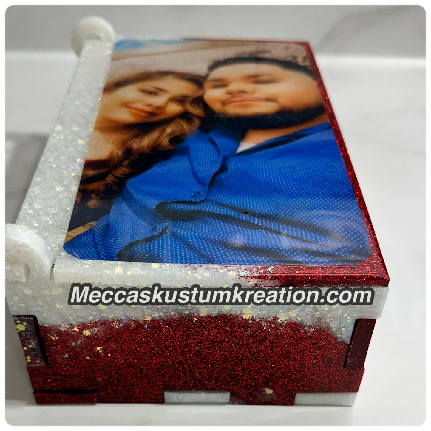 Custom Dominoes with Matching Case