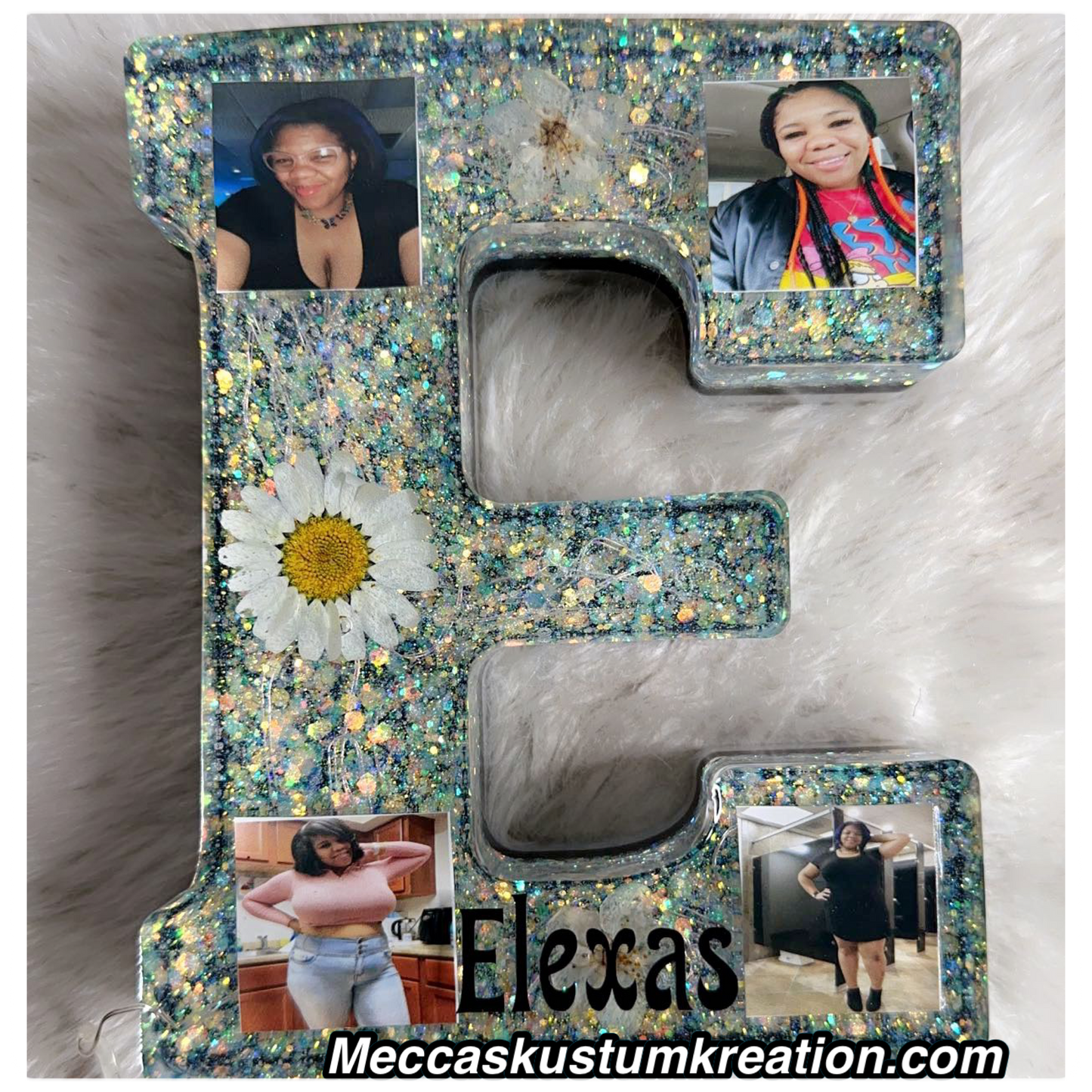 Custom Large Resin Letter /w Led Lights