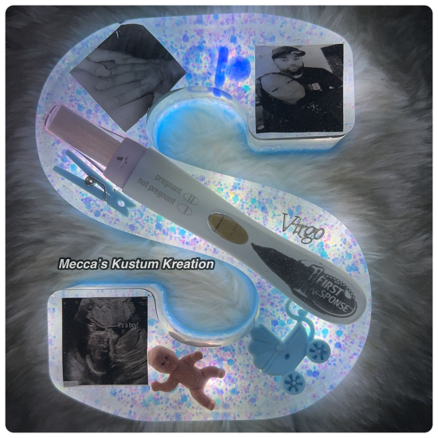 Custom Large Resin Letter /w Led Lights