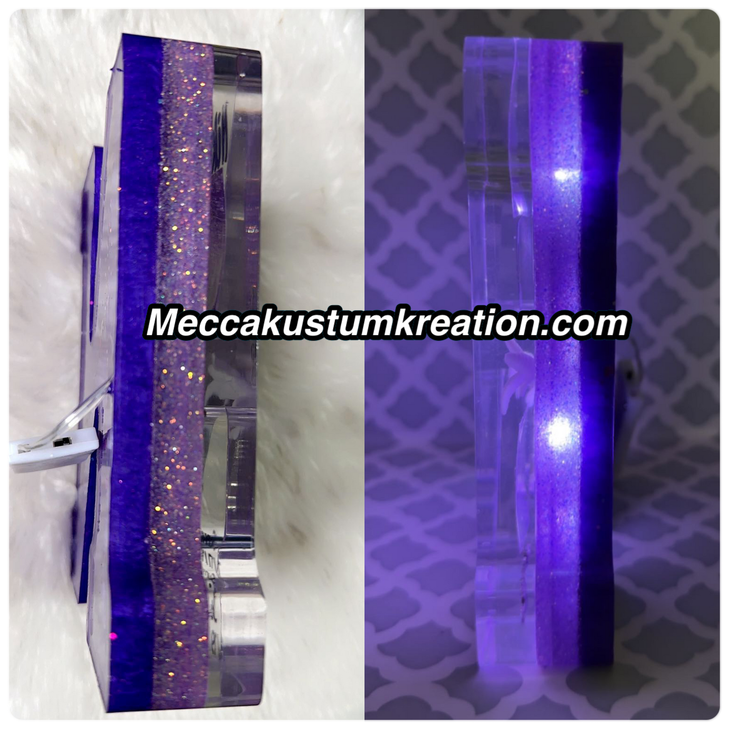 Custom Large Resin Letter /w Led Lights