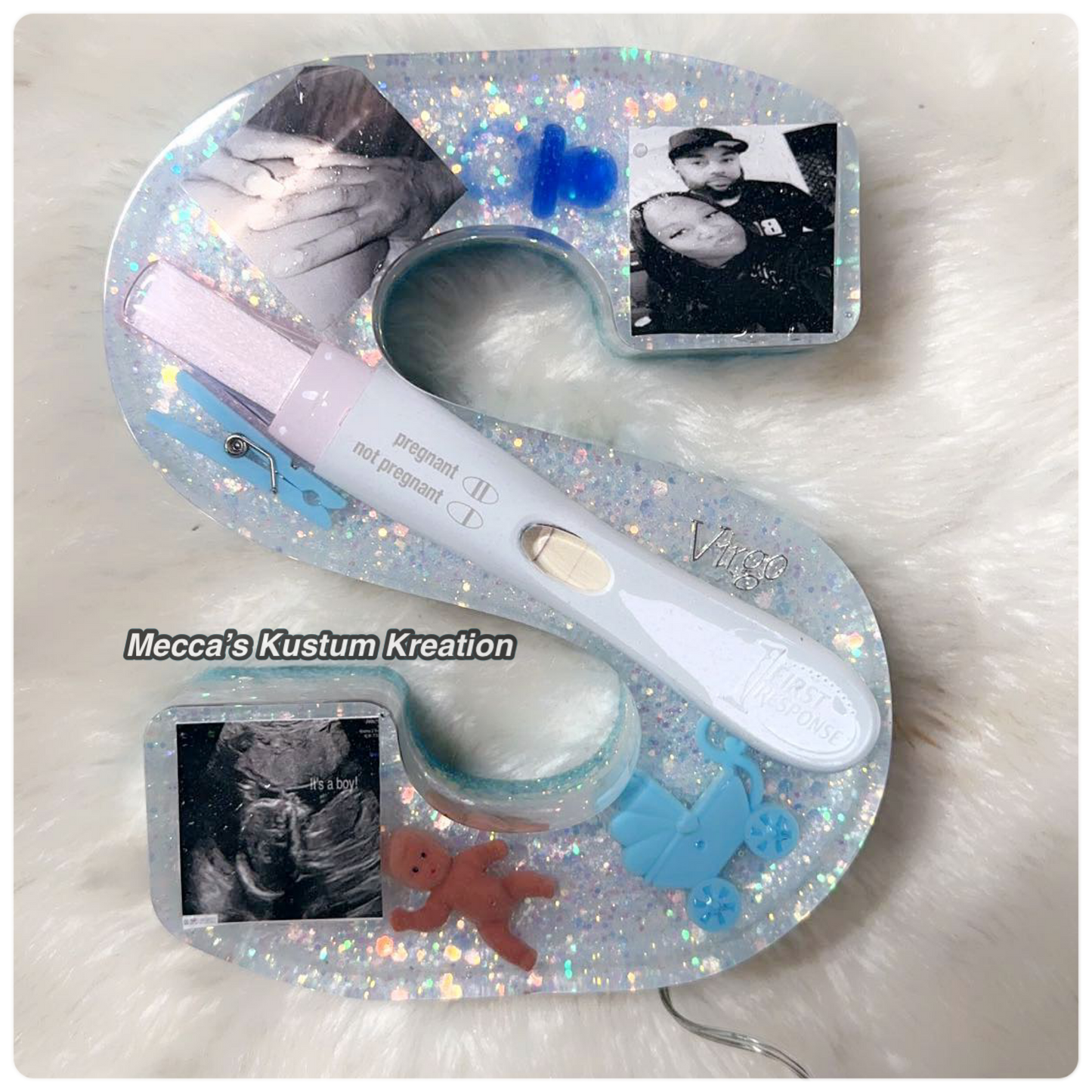 Custom Large Resin Letter /w Led Lights