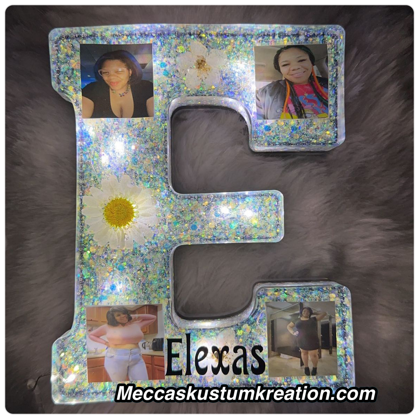Custom Large Resin Letter /w Led Lights