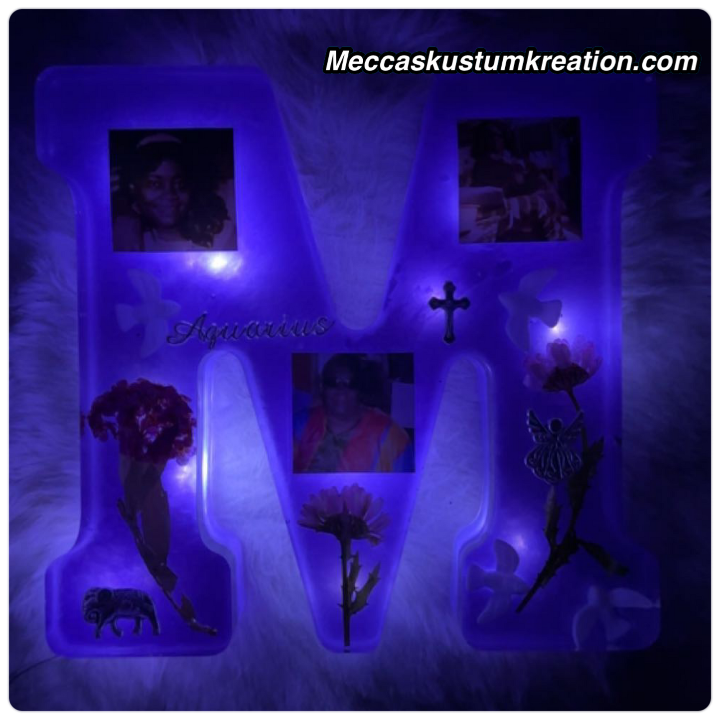 Custom Large Resin Letter /w Led Lights