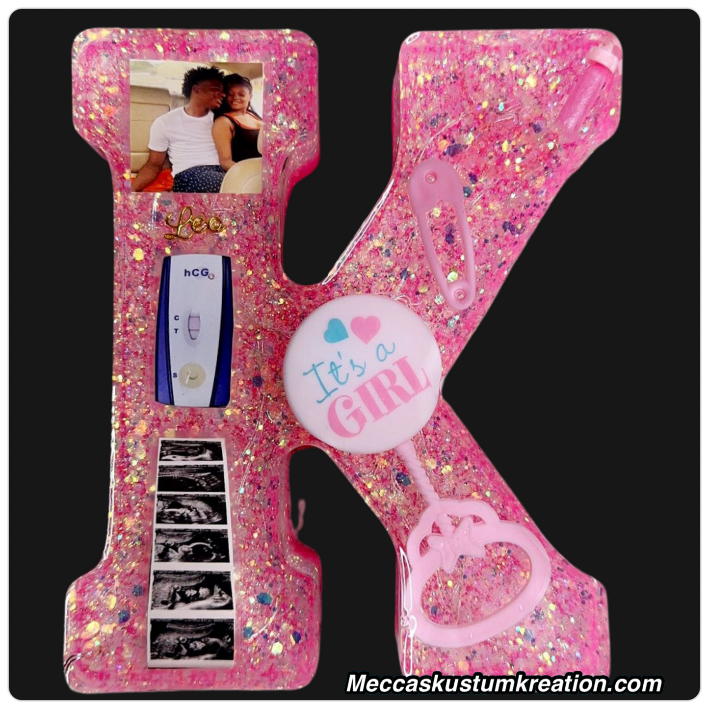 Custom Large Resin Letter /w Led Lights
