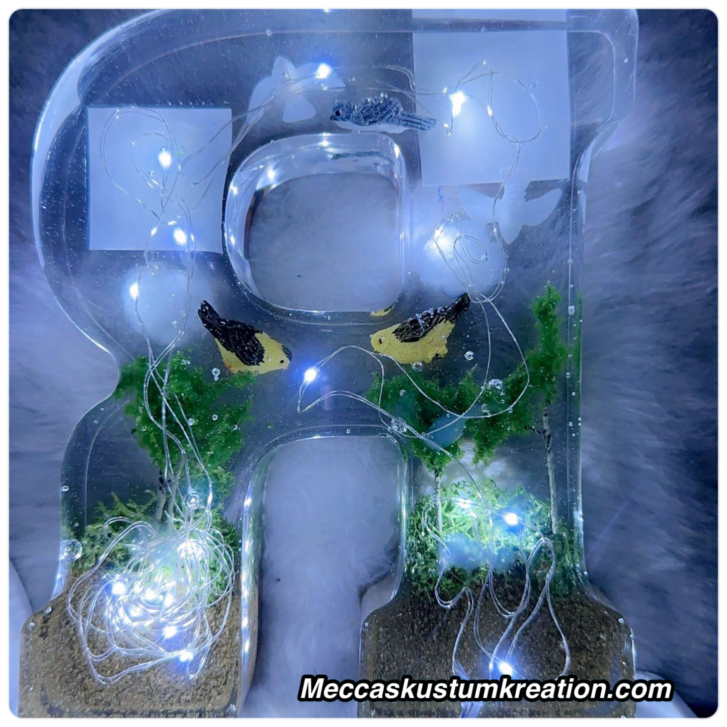 Custom Large Resin Letter /w Led Lights