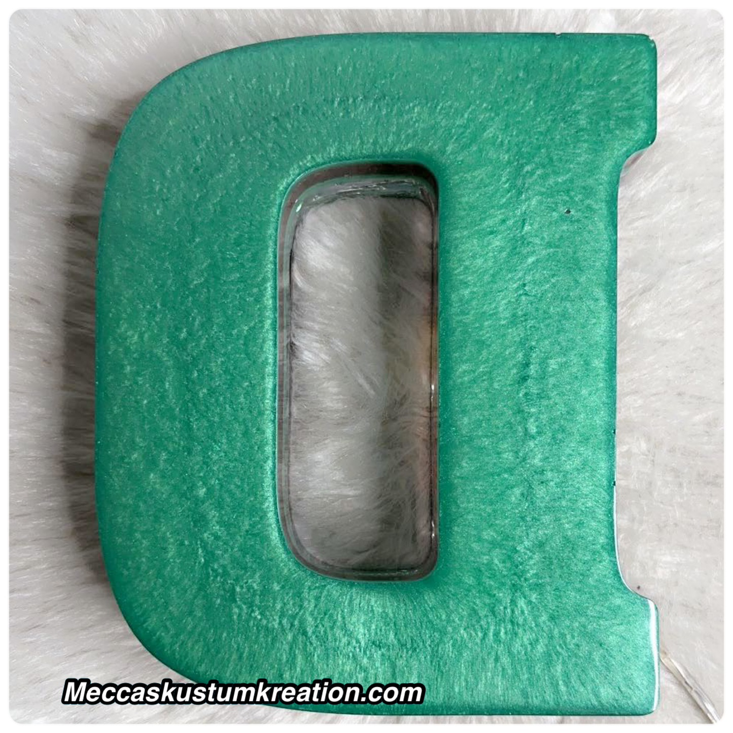 Custom Large Resin Letter /w Led Lights
