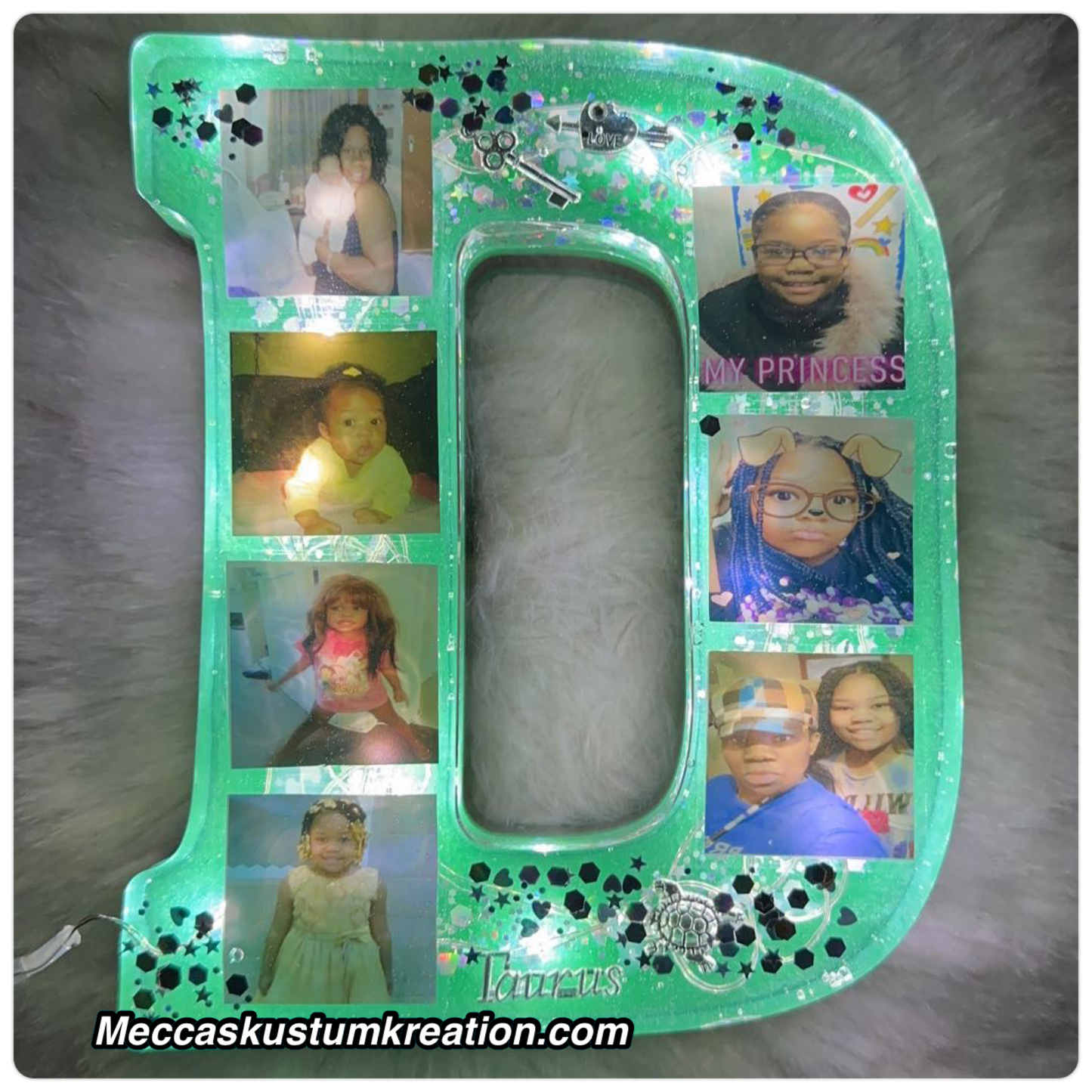 Custom Large Resin Letter /w Led Lights
