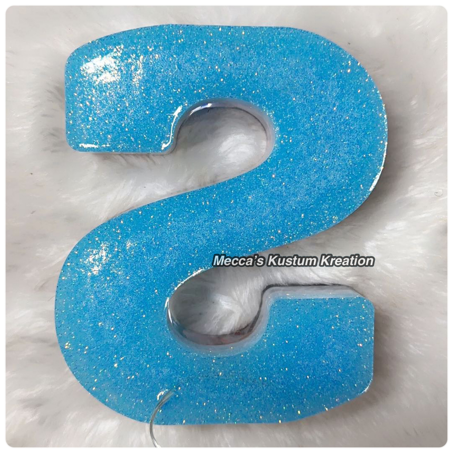 Custom Large Resin Letter /w Led Lights