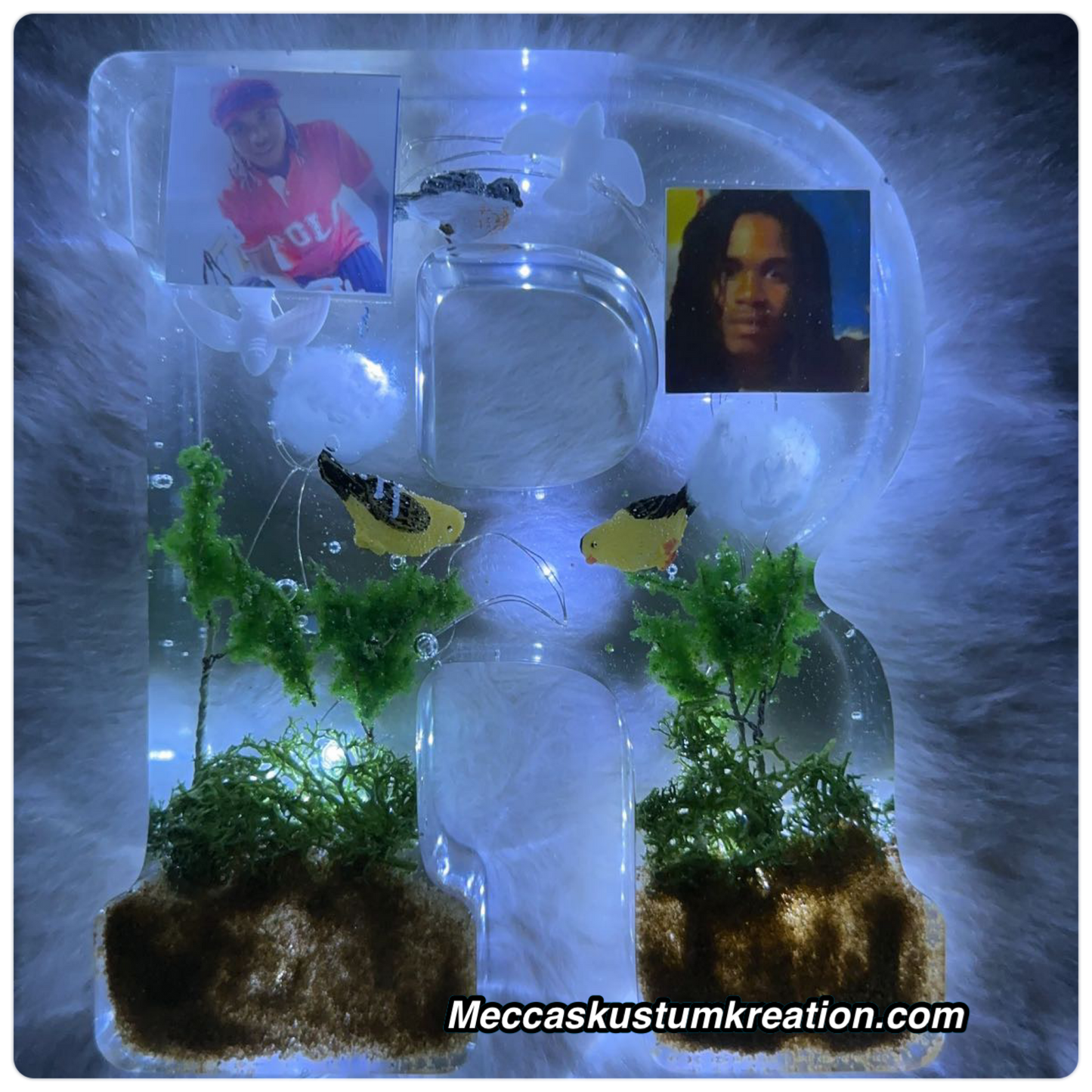 Custom Large Resin Letter /w Led Lights